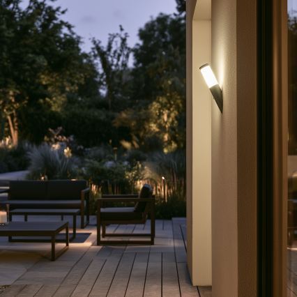 BRILAGI - Lampada da parete per esterni con sensore di movimento ELIA 1xE27/20W/230V IP44 antracite