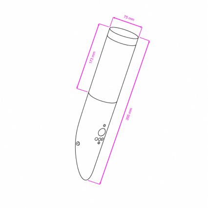 BRILAGI - Lampada da parete per esterni con sensore ELIA 1xE27/20W/230V IP44, cromo satinato
