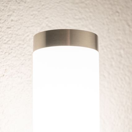 BRILAGI - Lampada da parete per esterni con sensore ELIA 1xE27/20W/230V IP44 cromo opaco