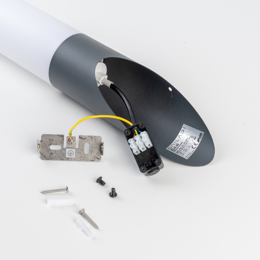 BRILAGI - Lampada da parete per esterni ELIA 1xE27/20W/230V IP44 antracite