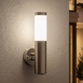 BRILAGI - Lampada da parete per esterni ELIA 1xE27/20W/230V IP44 cromo opaco