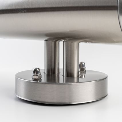 BRILAGI - Lampada da parete esterna LED RGBW dimmerabile ELIA 1xE27/6,5W/230V 2700-6500K IP44 Wi-Fi cromo satinato