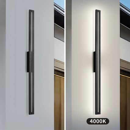 Brilagi - Applique da esterno LINEO LED/24W/230V 4000K IP65 100 cm nero CRI 90