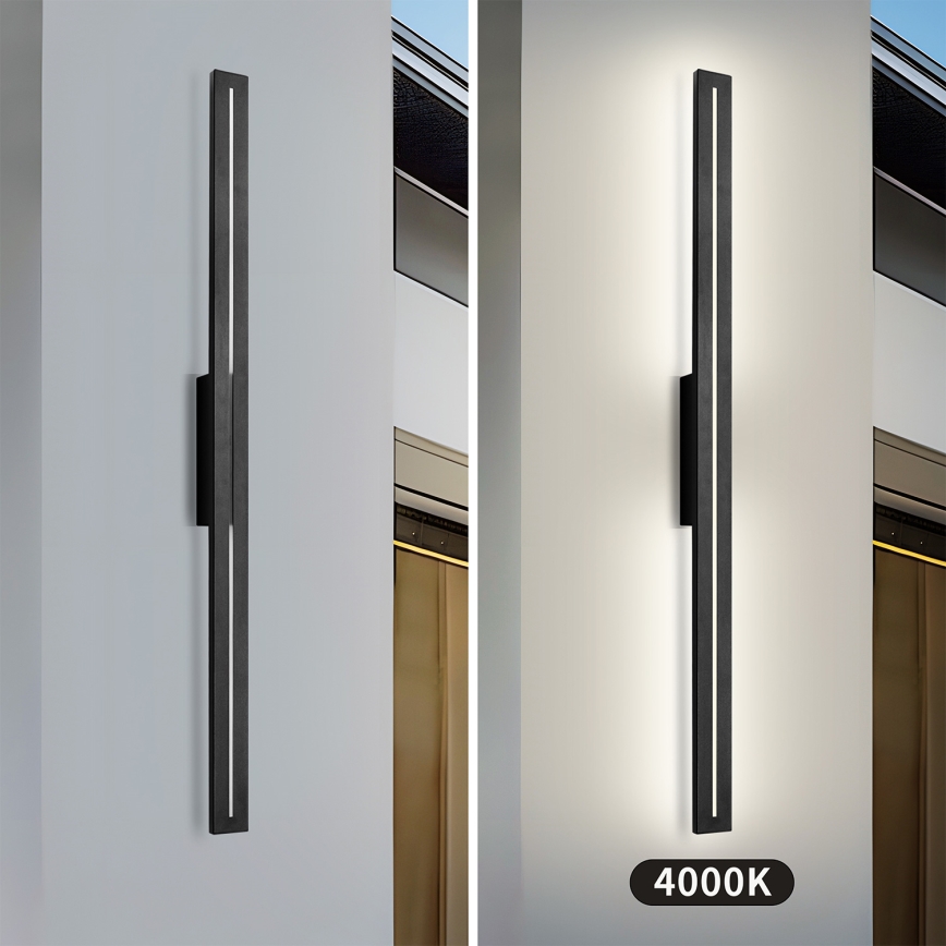 Brilagi - Applique da esterno LINEO LED/24W/230V 4000K IP65 100 cm nero CRI 90