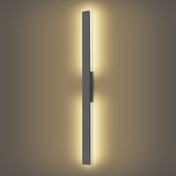 Brilagi - Lampada da parete per esterni LUNA LED/24W/230V 3000K IP65 100 cm antracite