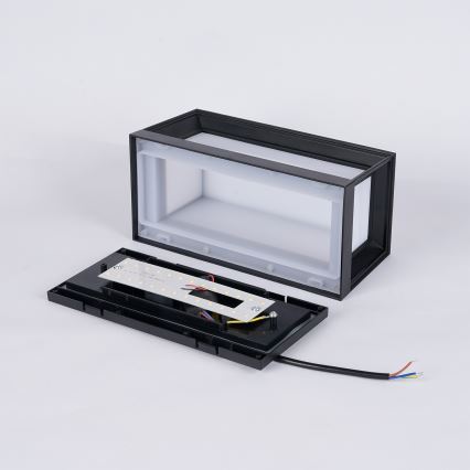 Brilagi - Applique LED da esterno PARKER LED/12W/230V 3000/4500/6000K nero IP44