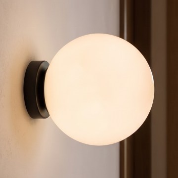 BRILAGI - Lampada da parete POLOS 1xE27/40W/230V Ø 20 cm nera