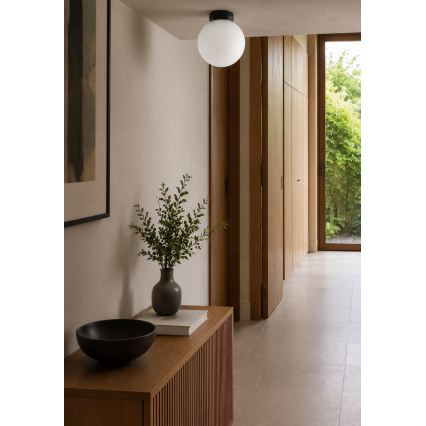 BRILAGI - Lampada da parete POLOS 1xE27/40W/230V Ø 20 cm nera