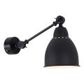 Brilagi - Lampada da parete QUILL 1xE27/40W/230V 40 cm nera