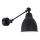 Brilagi - Lampada da parete QUILL 1xE27/40W/230V 40 cm nera