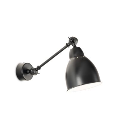 BRILAGI - Lampada da parete QUILL 1xE27/40W/230V 40 cm nera