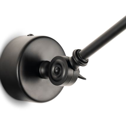 BRILAGI - Lampada da parete QUILL 1xE27/40W/230V 40 cm nera