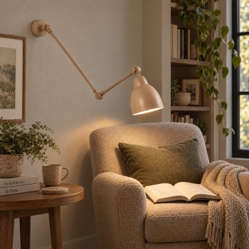 BRILAGI - Lampada da parete QUILL 1xE27/40W/230V 83 cm beige