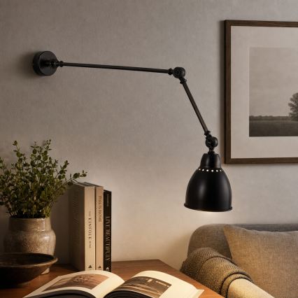 Brilagi - Lampada da parete QUILL 1xE27/40W/230V 83 cm nera