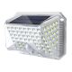 Brilagi - Lampada da parete solare a LED con sensore WALLIE LED/4W/3,7V 6500K IP64 argento