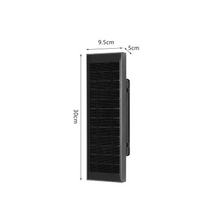 Brilagi - Lampada da parete solare dimmerabile a LED SUN LED/2,5W/3,7V 30 cm 2000 mAh IP44