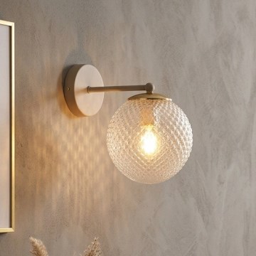 Brilagi - Lampada da parete STELLA 1xE27/60W/230V beige/oro