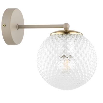 Brilagi - Lampada da parete STELLA 1xE27/60W/230V beige/oro
