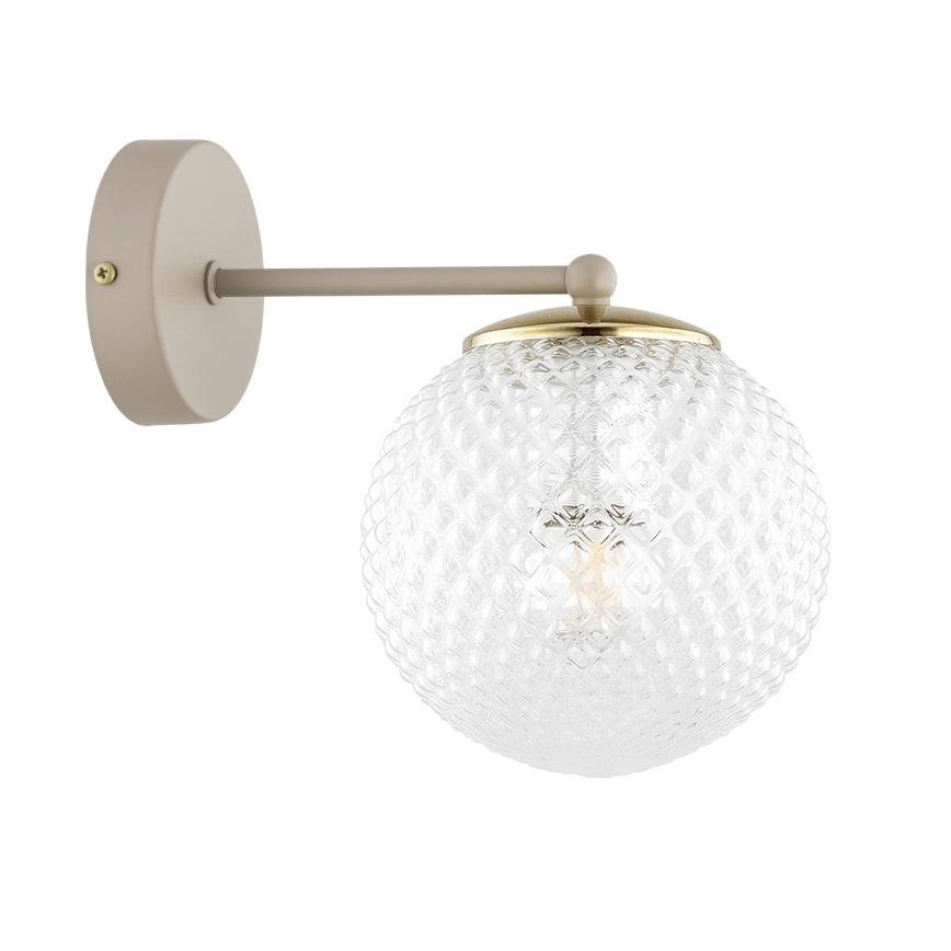 Brilagi - Lampada da parete STELLA 1xE27/60W/230V beige/oro