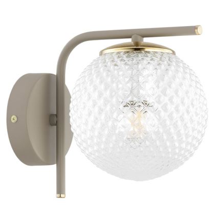 Brilagi - Lampada da parete STELLA 1xE27/60W/230V beige/oro