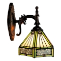 BRILAGI - lampada da parete Tiffany in vetro colorato EMERALD 1xE14/40W/230V