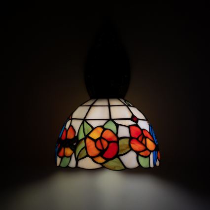Brilagi - lampada da parete Tiffany in vetro colorato JUNGLE 1xE14/40W/230V