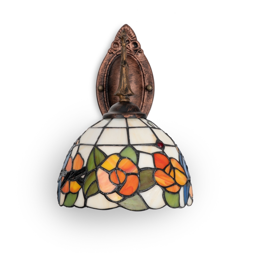 Brilagi - lampada da parete Tiffany in vetro colorato JUNGLE 1xE14/40W/230V