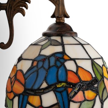 Brilagi - lampada da parete Tiffany in vetro colorato JUNGLE 1xE14/40W/230V