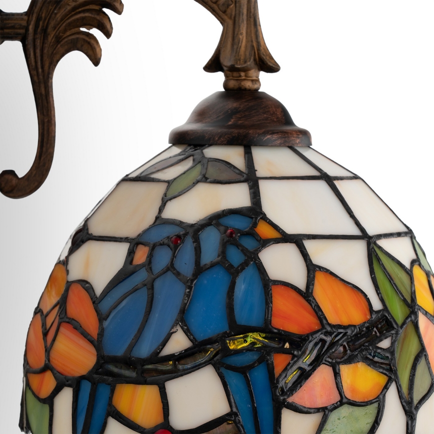 Brilagi - lampada da parete Tiffany in vetro colorato JUNGLE 1xE14/40W/230V