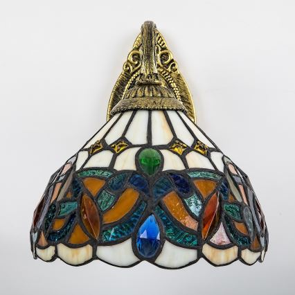 Brilagi - Lampada da parete Tiffany in vetro colorato LUISA 1xE27/40W/230V