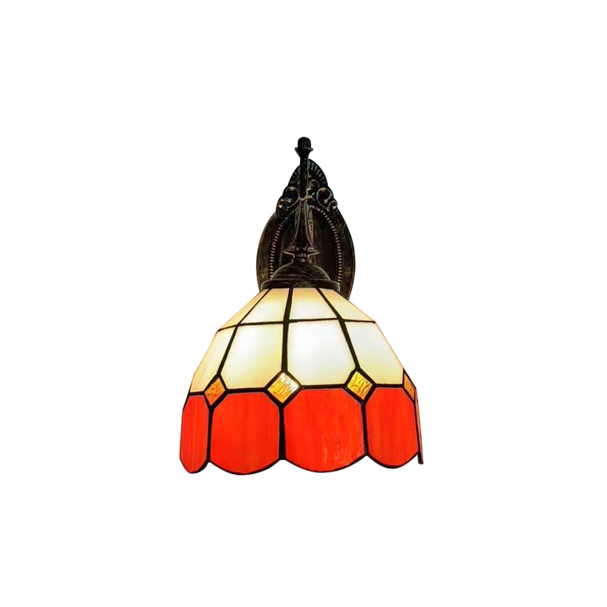 Brilagi - Lampada da parete Tiffany in vetro colorato SIENNA 1xE14/40W/230V