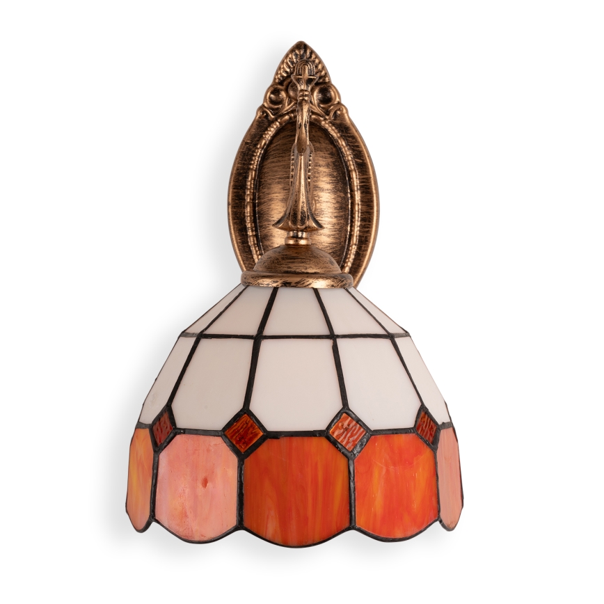 Brilagi - Lampada da parete Tiffany in vetro colorato SIENNA 1xE14/40W/230V