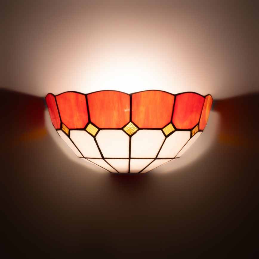 Brilagi - Lampada da parete Tiffany in vetro SIENNA 1xE14/40W/230V