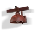 BRILAGI - Lampada da parete VIRIONI 1xE27/60W/230V rame/patina