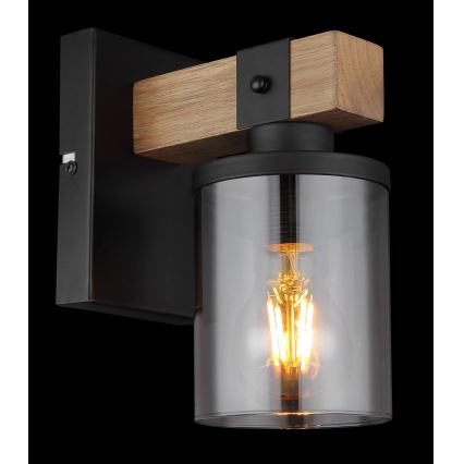 Brilagi - Lampada da parete VISTA 1xE27/60W/230V rovere