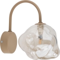 Brilagi - Lampada da parete VULCANO 1xG9/8W/230V beige/fumé