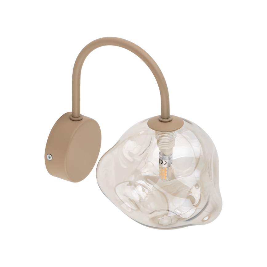 Brilagi - Lampada da parete VULCANO 1xG9/8W/230V beige/fumé