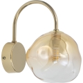 Brilagi - Lampada da parete VULCANO 1xG9/8W/230V dorata/beige fumé
