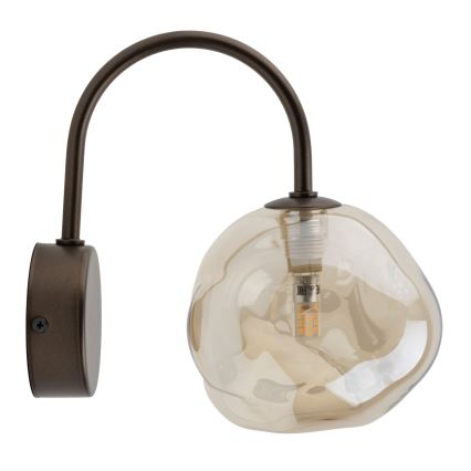 Brilagi - Lampada da parete VULCANO 1xG9/8W/230V marrone/beige fumé