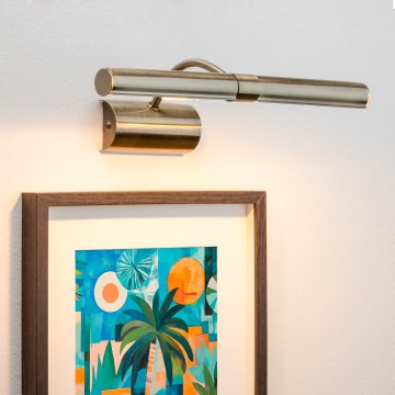 Brilagi - Lampada da quadro DANAE 2xE14/40W/230V bronzo