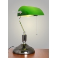 Brilagi - Lampada da scrivania BANK OFFICE 1xE27/60W/230V nera/argento/verde