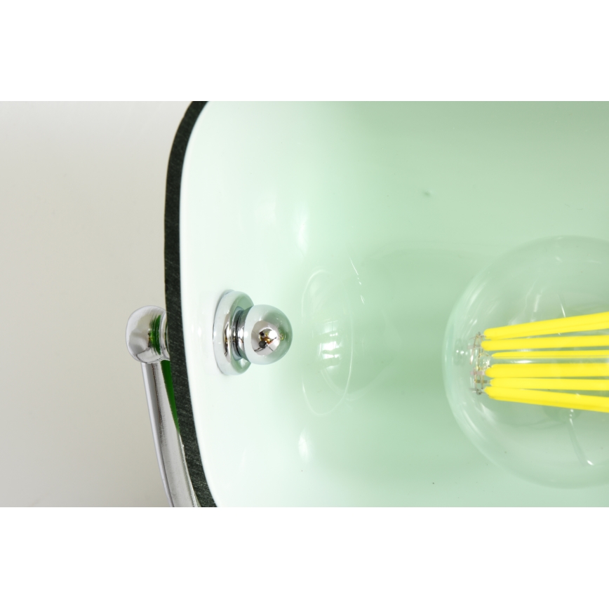 Brilagi - Lampada da scrivania BANK OFFICE 1xE27/60W/230V nera/argento/verde