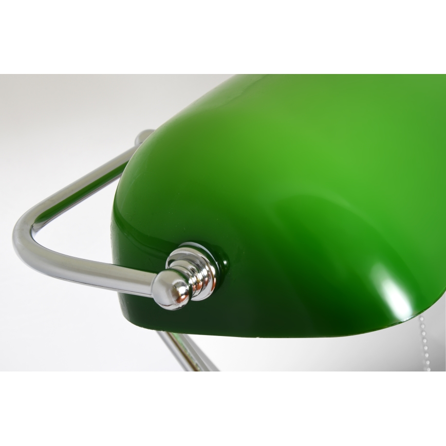 Brilagi - Lampada da scrivania BANK OFFICE 1xE27/60W/230V nera/argento/verde
