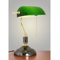 Brilagi - Lampada da scrivania BANK OFFICE 1xE27/60W/230V nero/oro/verde