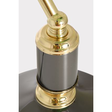 Brilagi - Lampada da scrivania BANK OFFICE 1xE27/60W/230V nero/oro/verde