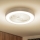 Brilagi - Lampada da soffitto dimmerabile a LED con ventilatore LED/30W/230V 3000-6500K bianco + telecomando