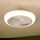 Brilagi - Lampada da soffitto dimmerabile a LED con ventilatore LED/30W/230V 3000-6500K bianco + telecomando