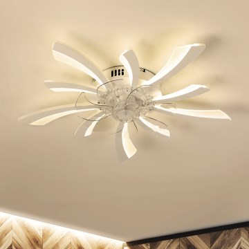 Brilagi - Lampada da soffitto dimmerabile a LED con ventilatore LED/50W/230V 3000-6500K bianco + telecomando