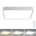 Brilagi - Lampada da soffitto dimmerabile a LED POOL LED/36W/230V 3000-6000K 40x40 cm bianco + telecomando