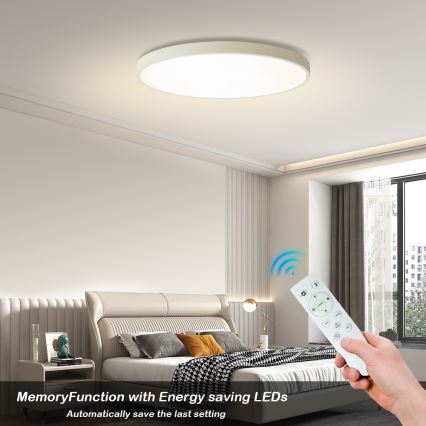 Brilagi - Lampada da soffitto dimmerabile POOL SMART LED/100W/230V 3000-6000K 80 cm Wi-Fi Tuya Bianca + Telecomando